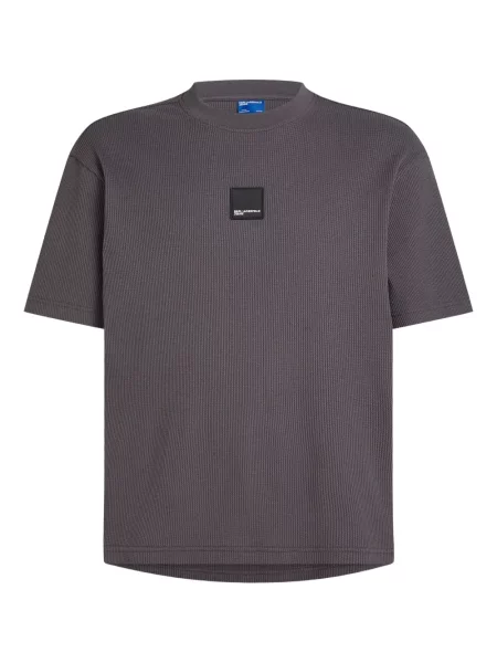 Tricou Karl Lagerfeld Jeans gri