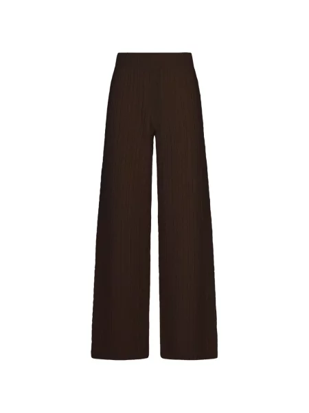 Pantaloni Agnona tricotate maro