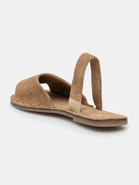 Замшевые босоножки Medicine бежевые