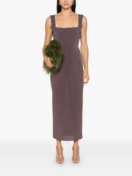 Rochie maxi Alex Perry de costum maro