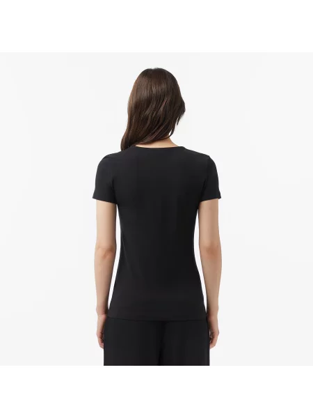Lacoste Koszulka Lacoste czarna