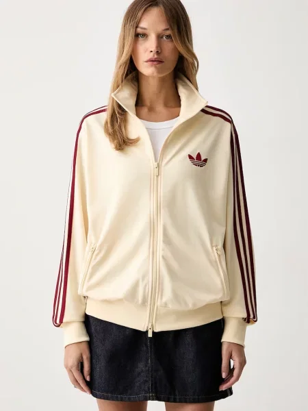Adidas Originals hanorac cu pentru femei Firebird galben