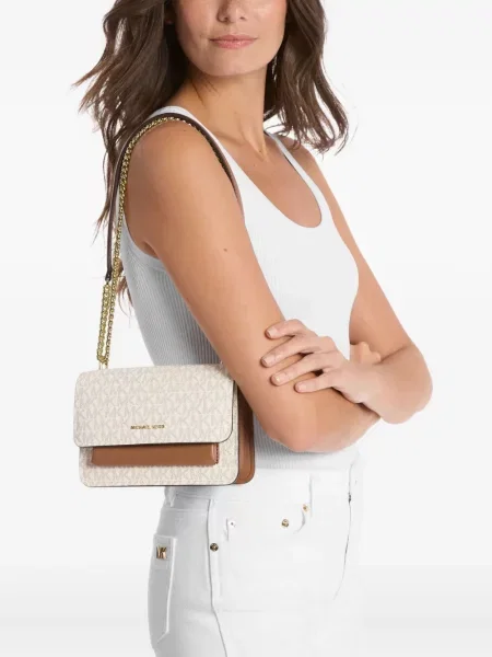 Portofel Michael Michael Kors din piele alb