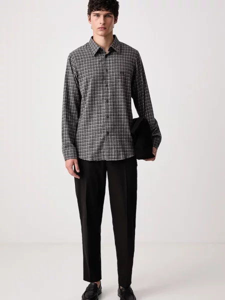 Armani Exchange cămașă pentru bărbați din gri