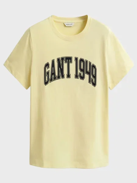 Футболка Gant желтая