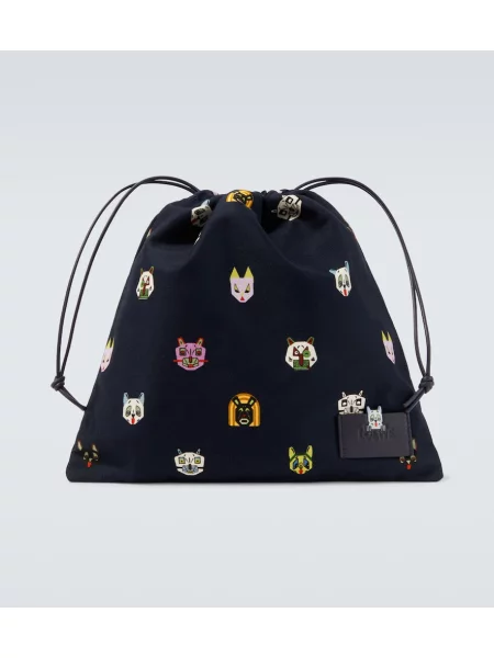Geantă Loewe din piele albastru