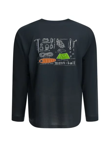 Lung tricou Montbell albastru