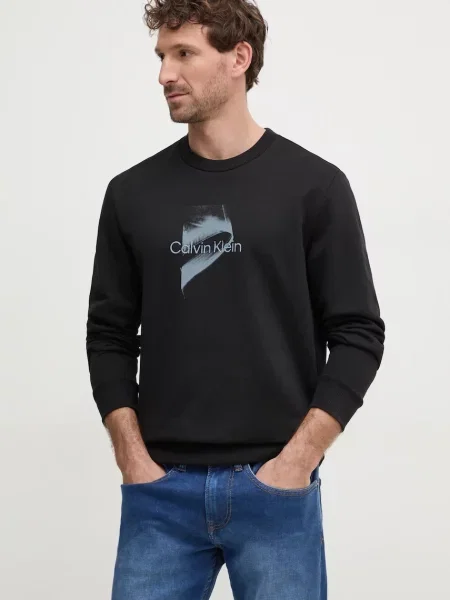 Μπλούζα Calvin Klein μαύρο
