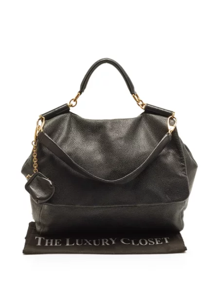 Geantă shopper D&g Preowned din piele negru