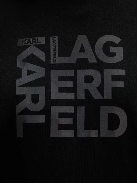 Hanorac cu glugă Karl Lagerfeld cu imagine