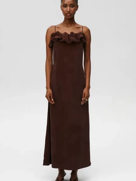 Undress Code sukienka Ciao Bella Dress brązowa
