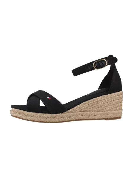 TOMMY HILFIGER Sandale cu baretă negru