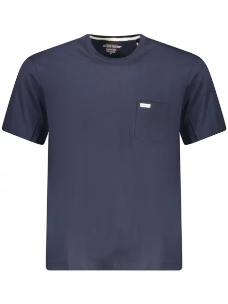 Majica Guess Jeans s kratkimi rokavi modra