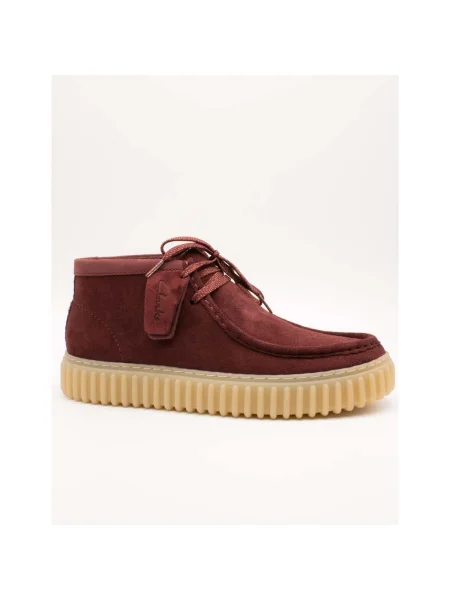 Clarks Ghete Torhill Hi Vișiniu roșu