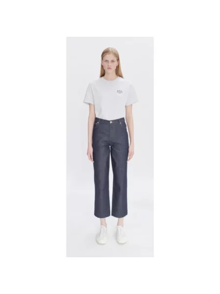 Jeansy straight leg A.p.c. retro niebieskie
