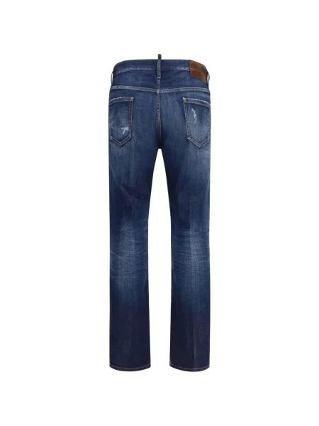 Blugi Dsquared2 zdrențuiți albastru