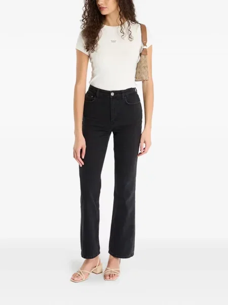 Blugi Guess cu autograf negru