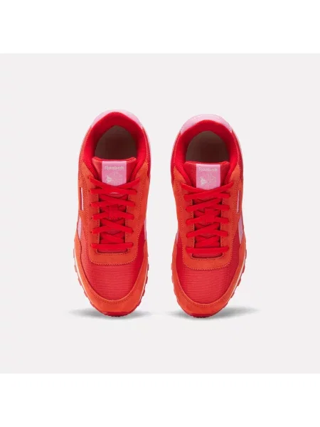 Reebok Damskie Sneakersy Classic AZ Junior dla dziewczynekunisex Sport Red / Playful Pink / Chalk Size: czerwone