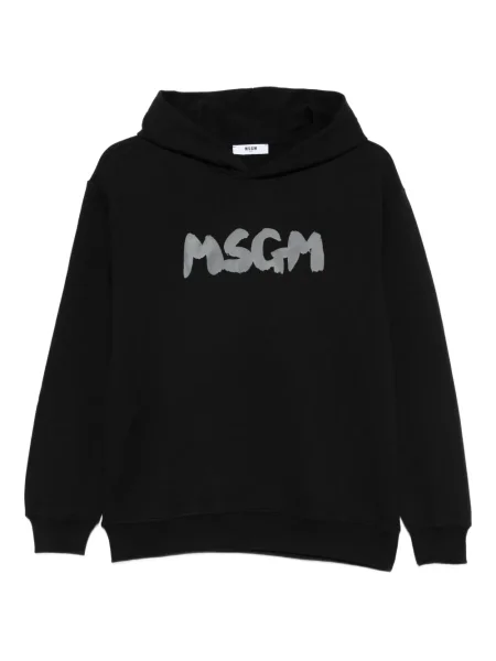Bluza z kapturem dziecięca Msgm czarna