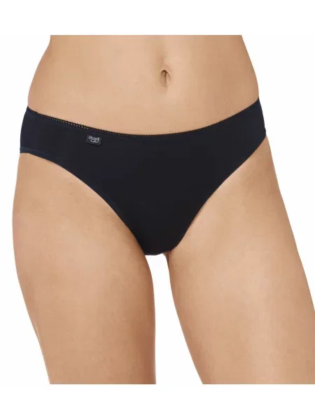 SLOGGI Slip negru alb