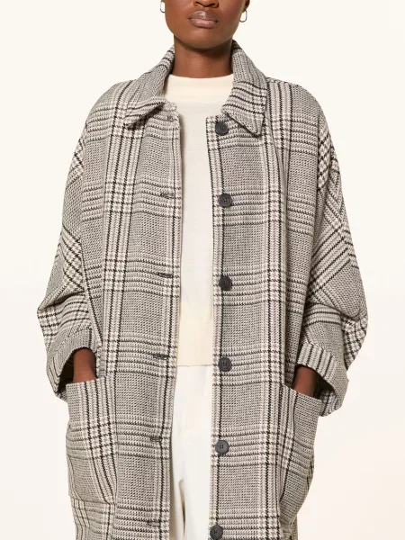 Rossana Diva Płaszcz grau czarny