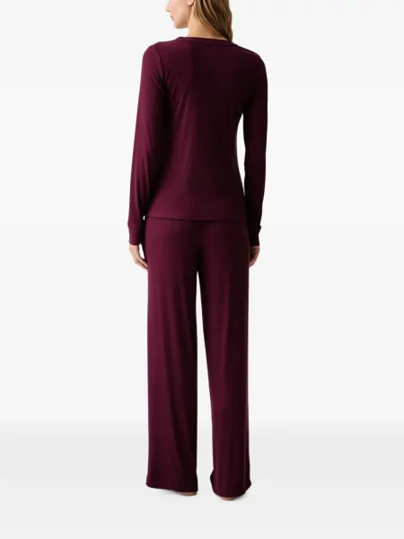 Pijamale Dkny tricotate roșu