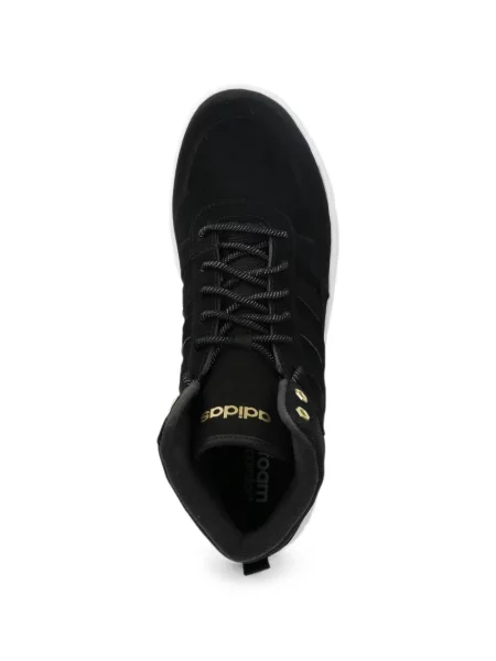 Lung hanorac Adidas din canvas alb