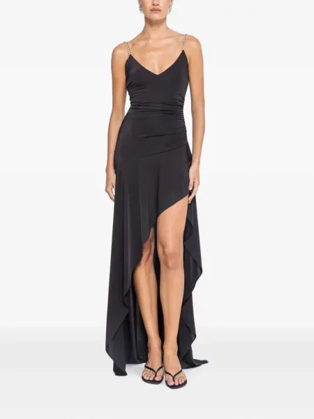 Rochie Nissa asimetrică negru