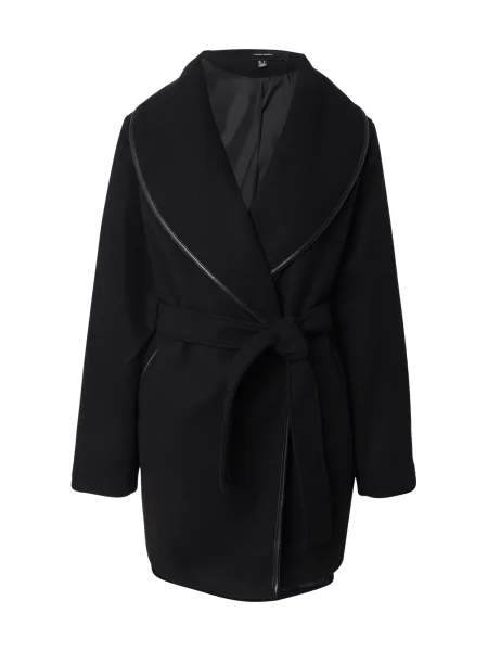 VERO MODA Prehoden plašč črna