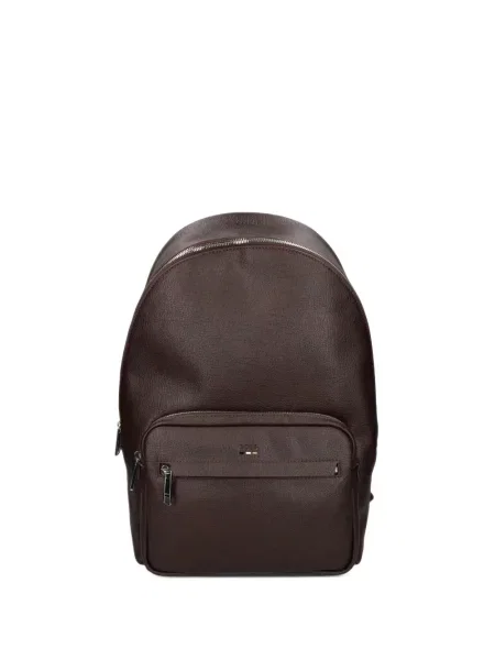 Rucsac Boss cu autograf maro
