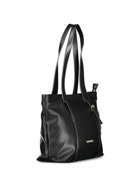 Shopper torbica Mario Valentino s autogramom crna