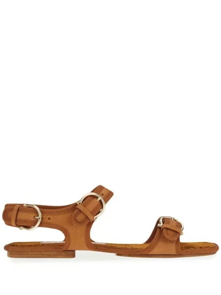 Sandale Ferragamo din piele maro