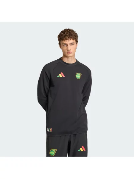 Bluza z zaokrąglonym dekoltem Jamajka x Bob Marley Tiro Tech czarna