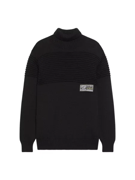 Sweter z golfem Gcds wełniany czarny