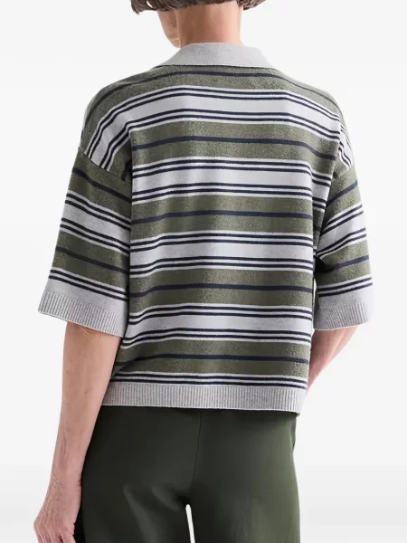 Scurt tricou polo Twp gri
