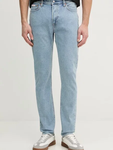 Calvin Klein Jeans blugi slim fit pentru bărbați albastru