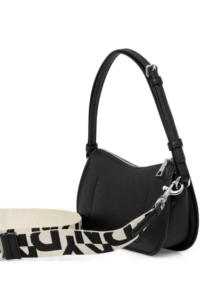 Geantă Dkny cu autograf negru