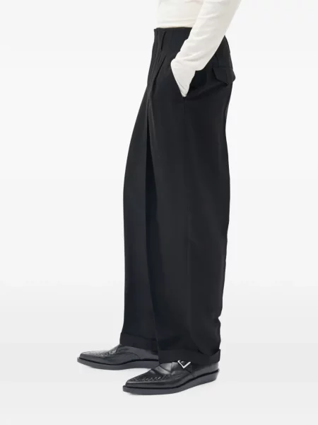Pantaloni Ann Demeulemeester conici negru