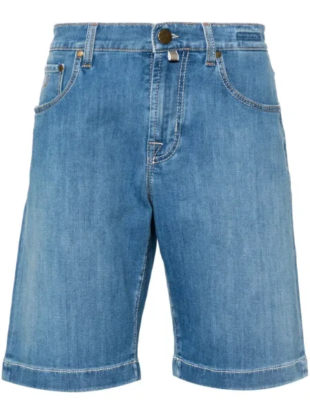 Pantaloni scurți din denim Jacob Cohën albastru