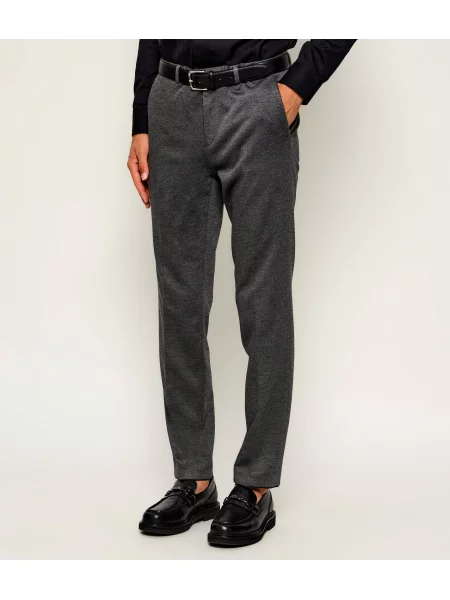 HUGO Pantaloni chino | Extra slim fit cu adaos de lână gri
