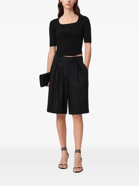 Top Allsaints tricotate negru