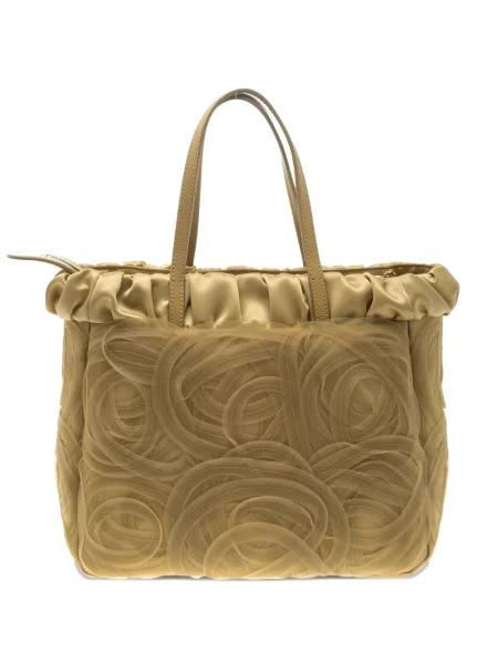Geantă Alberta Ferretti din satin