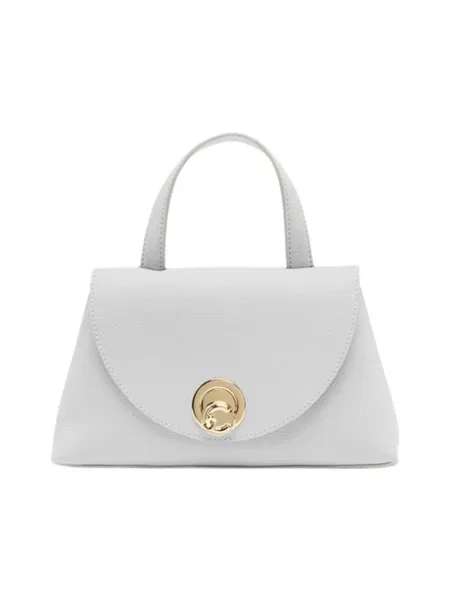 Mała torebka skórzana Coccinelle szara