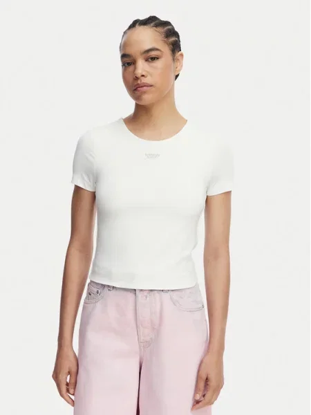 Tommy Jeans T-Shirt Athleisure Metal λευκό