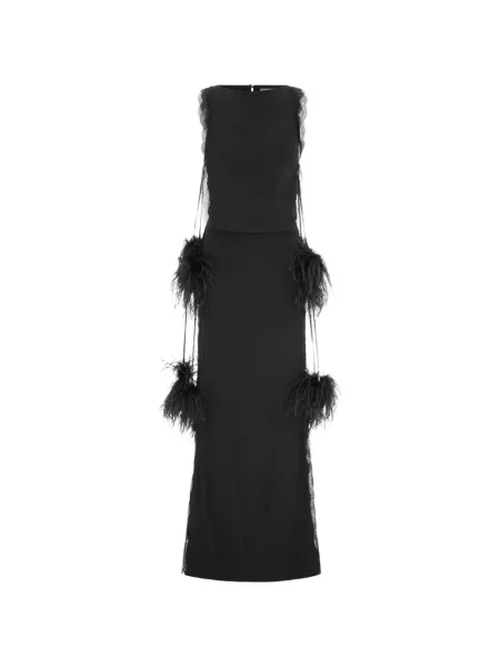 Rochie 16arlington cu pene negru