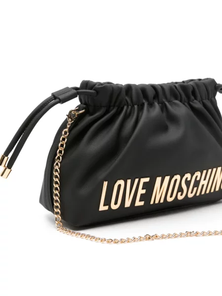 Geantă plic Love Moschino cu cordon negru