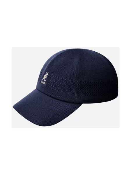 Czapka z daszkiem Kangol w tropikalny nadruk niebieska