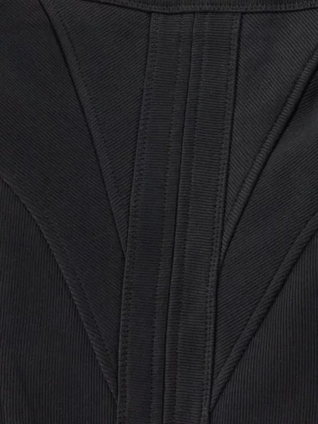 Decupat top Giovanni Bedin tricotate negru