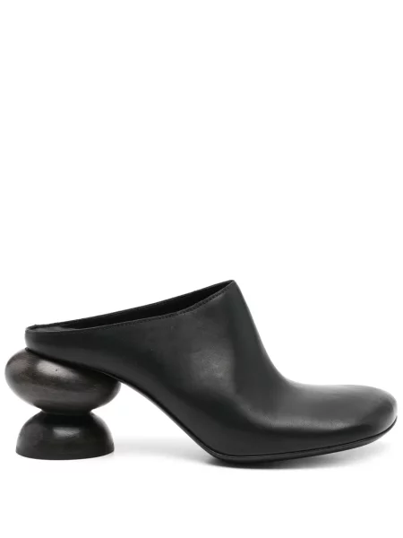 Papuci tip mules Uma Wang negru