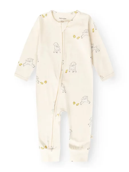That's mine kombinezon za bebe s pamukom Elliotte onesie bež